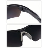 Pack 2 Gafas Ciclismo, Gafas de Sol Deportivas Unisex con Media Montura, Gafas De Sol Polarizados con Máxima Claridad y Protección UV, Minimiza el Deslumbramiento, Resalta los Colores y Brinda a tus Ojos Protección UV, Ideales para Deporte, Conducir