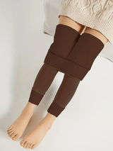 Leggins Térmicos Mujer con Forro de Felpa, Elásticos, Calientes y Acogedores