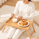 Bandeja de Cama Plegable, Bandeja para Comida, Resistente y Duradera, Ideal para Cocinas, Sofás y Comedores, Bandeja Portátil Multifuncional