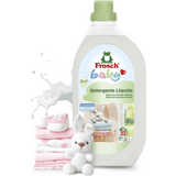 Frosch Detergente para Lavadora Líquido para Ropa de Bebé, Apto para Pieles Sensibles, Hipoalergénico, Reduce el Riesgo de Irritación, 1.5 L