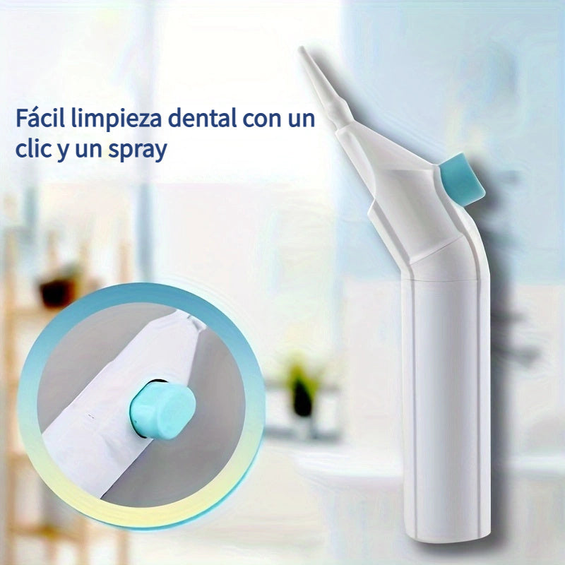 Irrigador Dental Portátil, Boquilla Interdental, Irrigador Oral, Tamaño Compacto ideal para Viajes, Herramienta de Higiene Dental de Limpieza Profunda