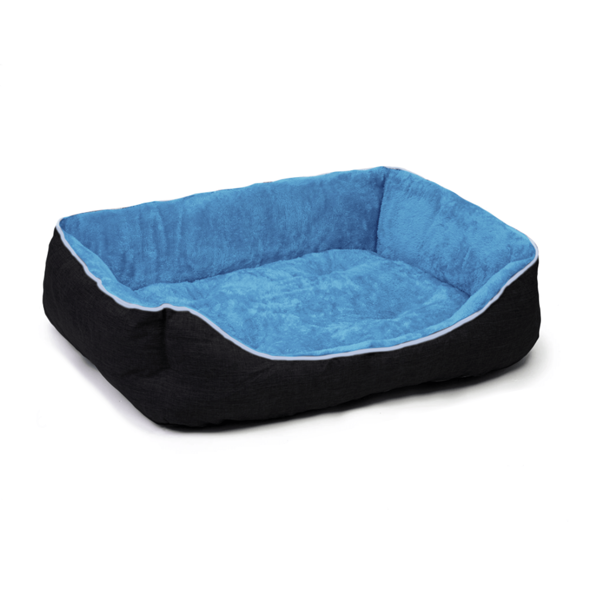 Cama para el Perro con Fondo Acolchado y Suave, Cama Gato, Cama para Mascotas, Bordes Suaves y Redondeados, Base Antideslizante, Aporta Sensación de Seguridad, Diseño Confortable para Mascotas: Soporte para la Cabeza y Cuello