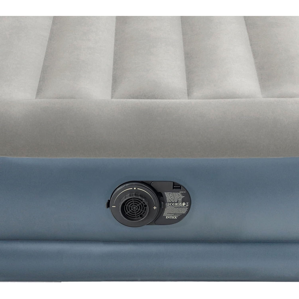 INTEX Colchón Hinchable, Colchon Inflable, Rápido Hinchado, Alta Resistencia con Extra de Firmeza, Comodidad y Durabilidad, Apto para Interior y Exterior, Hecho de Miles de Fibras de Poliéster que no se Estiran ni por el Tiempo ni por el Uso