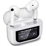 Auriculares Inalambricos de Bluetooth con Estuche de Carga, Distancia de Transmisión: 10m, 7h de Tiempo de Uso, Pantalla Táctil, Rango de Respuesta de Frecuencia: 20Hz-20KHZ, Carga USB, Capacidad de Batería de los Auriculares: 40mAh
