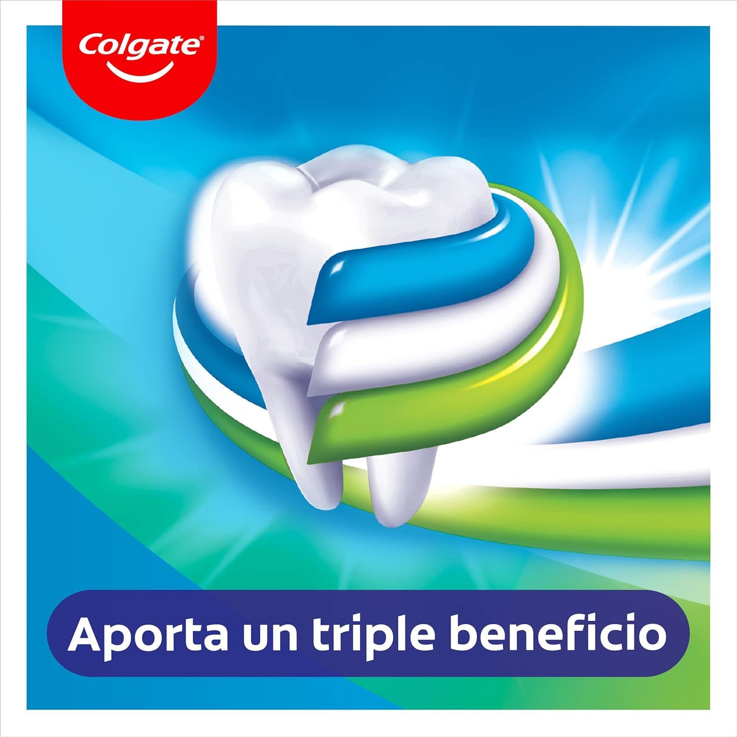 Colgate Triple Acción, Pasta de Dientes, 75ml por Tubo