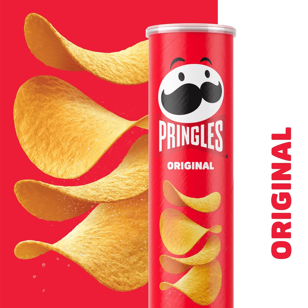 Pringles Original, Snack de Patatas Fritas sabor Original, Tamaño XL de 165g, Pack de 3 Unidades