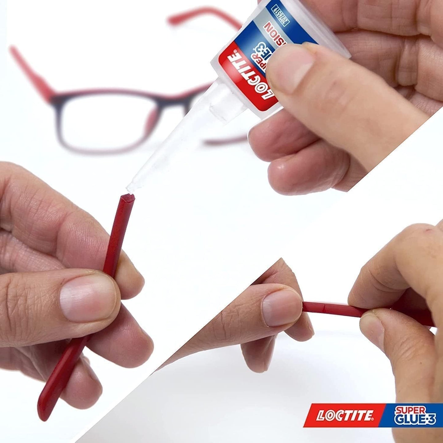 Loctite Super Glue-3 Precisión, Pegamento Transparente de Máxima Precisión, Pegamento Instantáneo Triple Resistente, Adhesivo Universal con Goteo Fácil de Regular, 5g