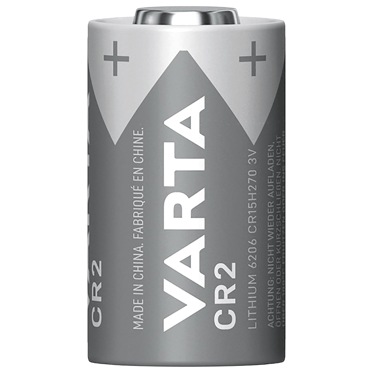 Pilas CR2 Litio de Alto Rendimiento, Larga Duración, Para Uso Diario, Ideal para Cámaras Fotográficas, Linternas, Sensores de Alarma, Equipos de Medición, Punteros, Juegos y Otros Dispositivos Pequeños - VARTA