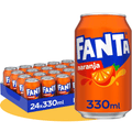 Fanta Naranja/Limón, Refresco con Zumo de Naranja/Limón, Bajo en Calorías, Pack Ahorro de 24 Latas de 330ml