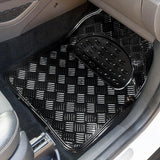 Alfombrillas Coche Antideslizantes, Set 4 Alfombrillas Universales para Coche, Hechas de PVC Duradero y Resistente, Instalación Fácil y Protección Completa para el Interior del Vehículo, Fácil de Limpiar