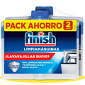 Finish Limpiamáquinas Líquido para Lavavajillas, Limpieza Profunda, Elimina Cal y Grasa Oculta, Contra el Mal Olor, Lavavajillas Líquido Pack Ahorro 2 x 250ml