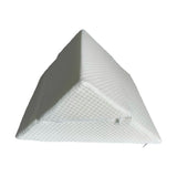 Cojin Triangular de Espuma Viscoelástica de 60 x 40 x 24 cm, Diseño Multiposición, Ideal para Leer, Recostarse o Levantar las Piernas, Amortiguación Perfecta, Adaptable al Cuerpo, Ayuda a Corregir la Postura, Espuma 18D