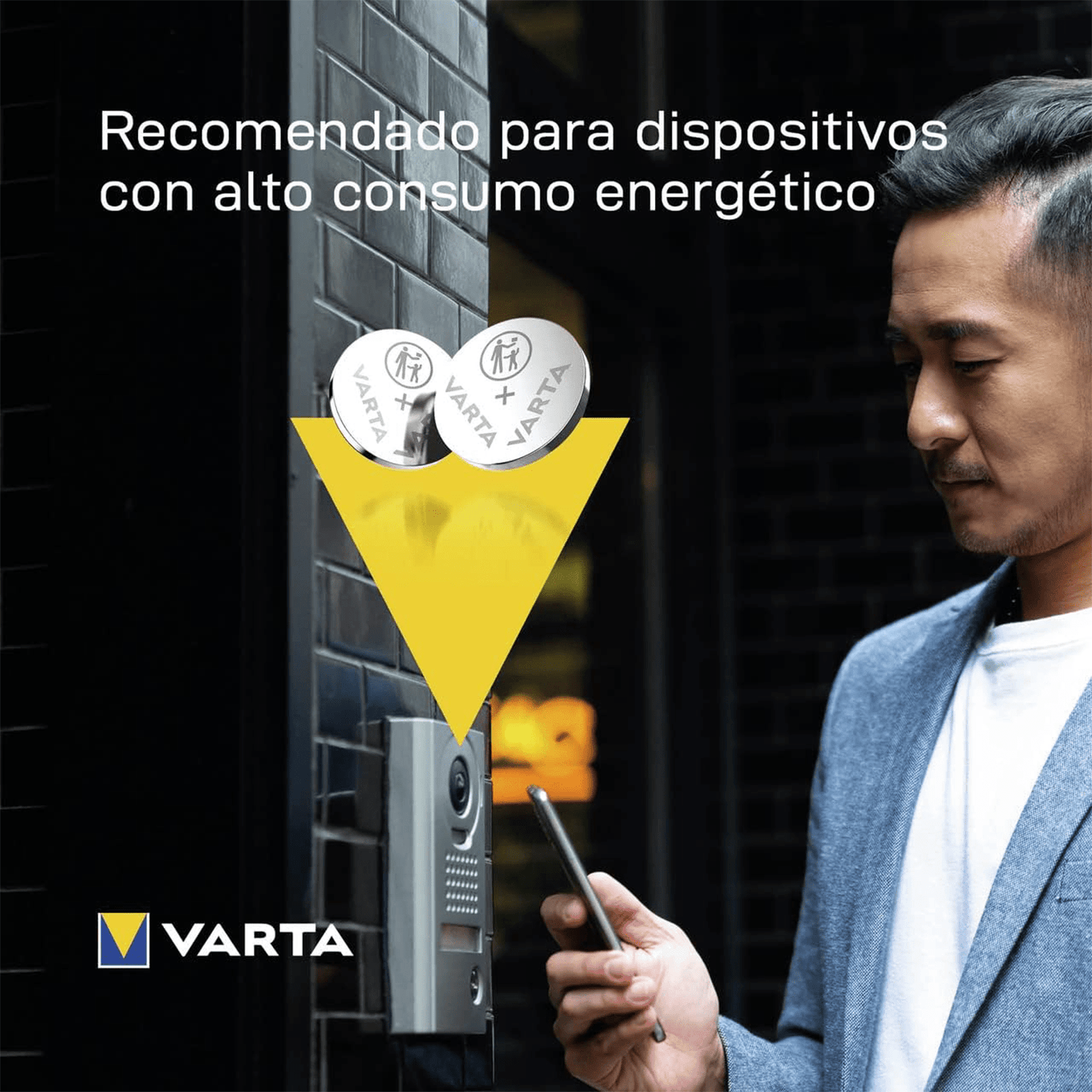 Pilas Boton CR2016 de Litio de Alto Rendimiento, Larga Duración, Ideal para Relojes, Controles Remotos, Calculadoras, Básculas, Audífonos, Juguetes y Otros Dispositivos Pequeños - VARTA