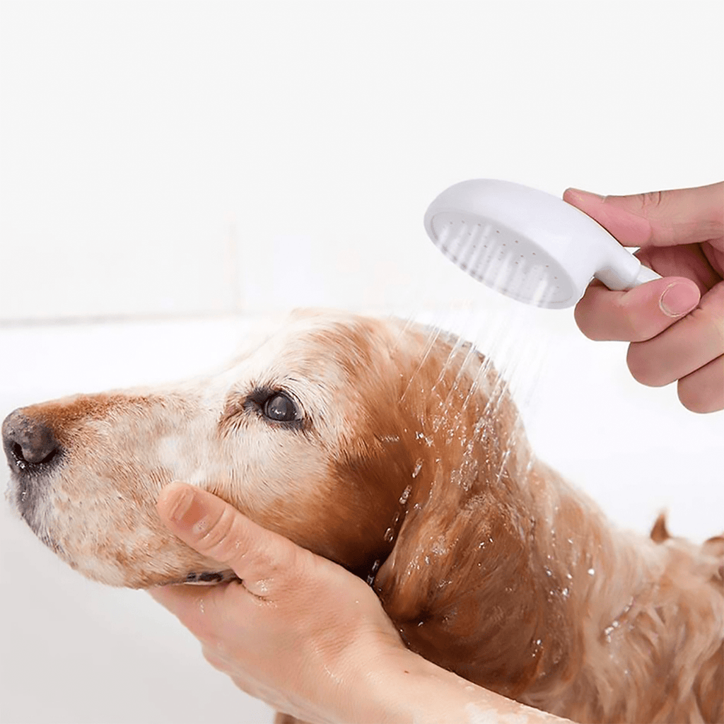 Manguera Ducha con Cabezal, Manguera de Ducha Extraible y Portátil de 1,4m con Alcachofa, Boquilla Adaptable, Flexible, Perfecto para Lavarse el Pelo y las Mascotas, Ideal para Viajes