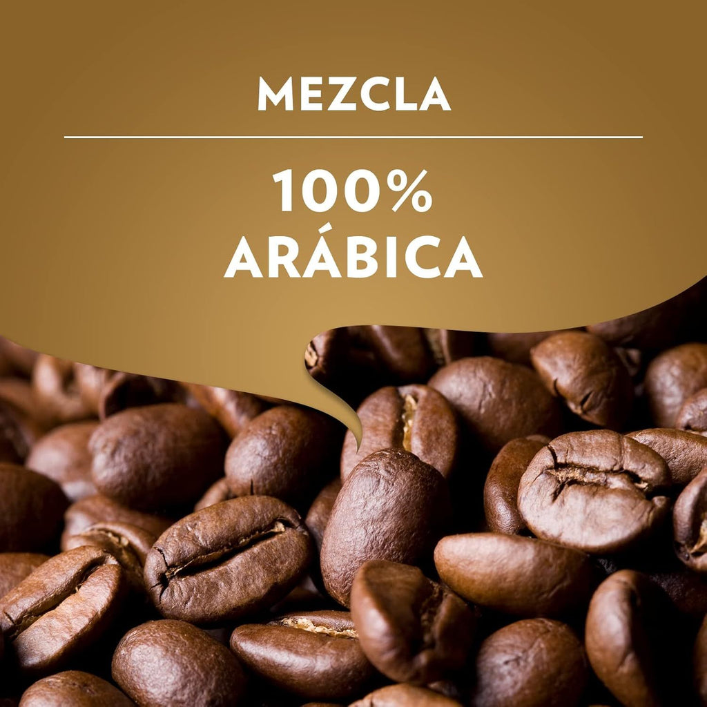Lavazza Café Grano Natural Qualità Oro, Mezcla 100% Arábica, con Notas Aromáticas Florales y Afrutadas, Intensidad 5/10, Tueste Medio, 1/2 kg