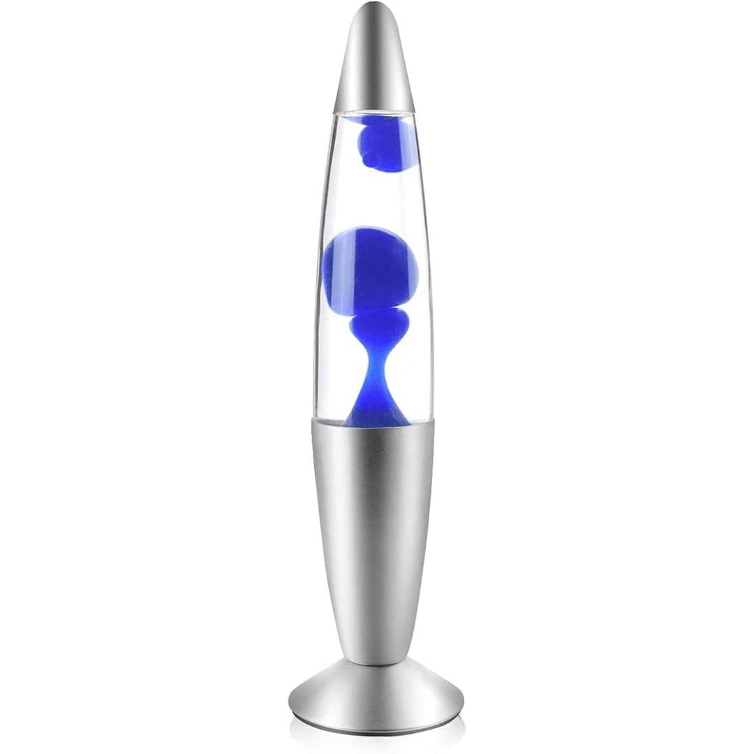 Lámpara de Lava de 40cm de Alto, Luz Decorativa con Líquido en el Interior y Tenue Luz que Genera un Ambiente Único, Especial, Cálido y Relajante, Bombilla de 30W Incluida, Da un toque Especial a tu Casa u Oficina