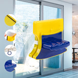 Limpia Ventanas Magnético Doble Cara, Portatil, Fijación Magnética Extra Fuerte Ideal para Ventanas de Gran Altura, Llega a Todos los Rincones, Compatible con Cristales de 3-10mm, Uso en Exteriores e Interiores