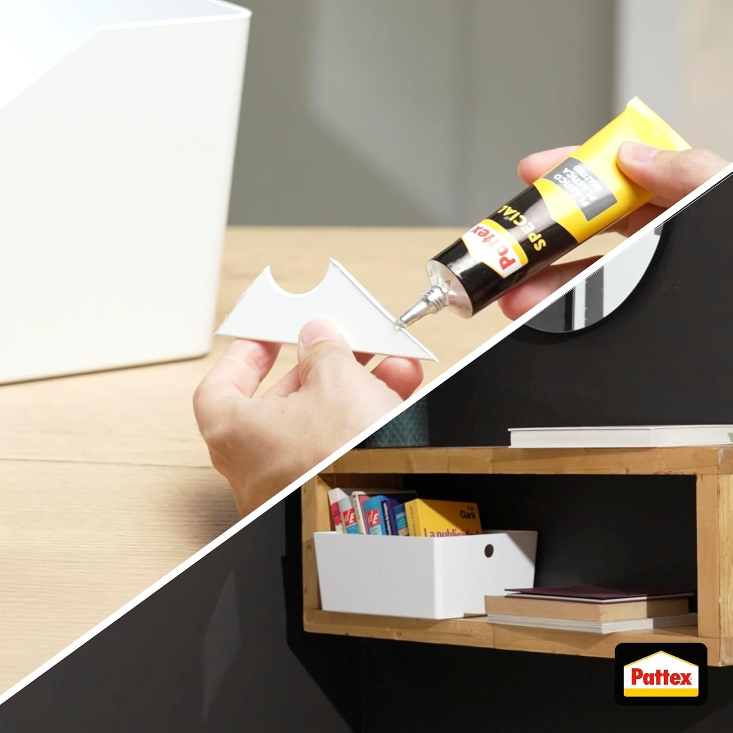 Pattex Special Pegamento Transparente para Plástico, Pegamento de Contacto PVC Rígido y Flexible, Ideal para Reparaciones Multimaterial: Plástico, Cristal, Piedra, Madera y Metal, Fuerte, Flexible y Resistente a Golpes y al Agua, 30g