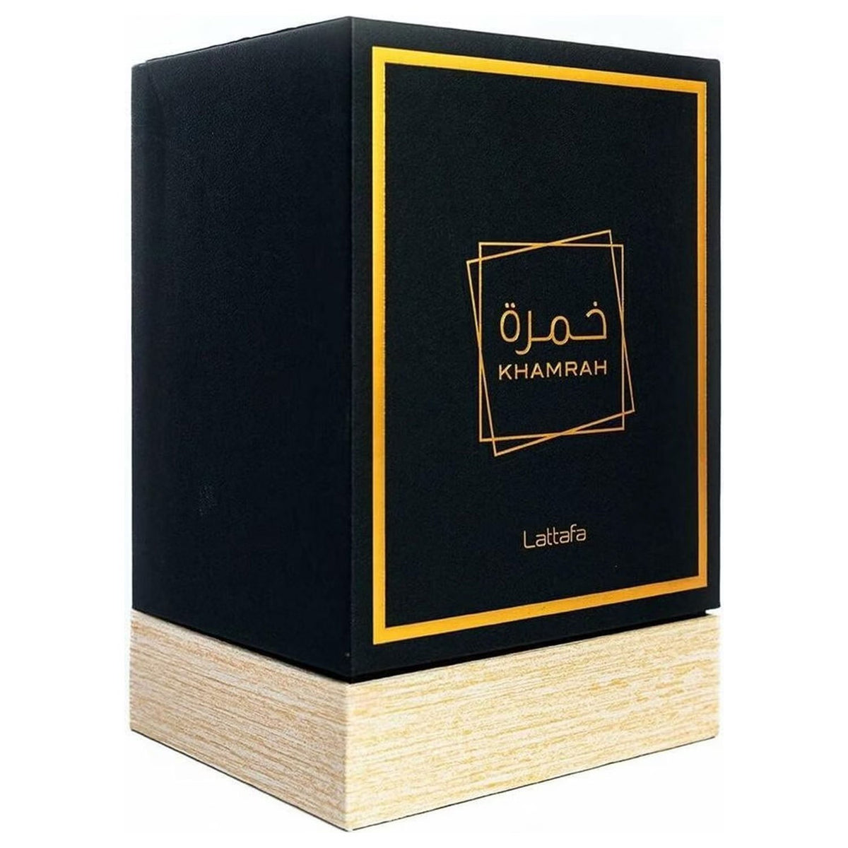 Lattafa Khamrah Eau de Parfum, Perfume Árabe Unisex con Aroma Cálido y Envolvente, Notas Dulces, Especiadas y Amaderadas de Larga Duración, 100 ml