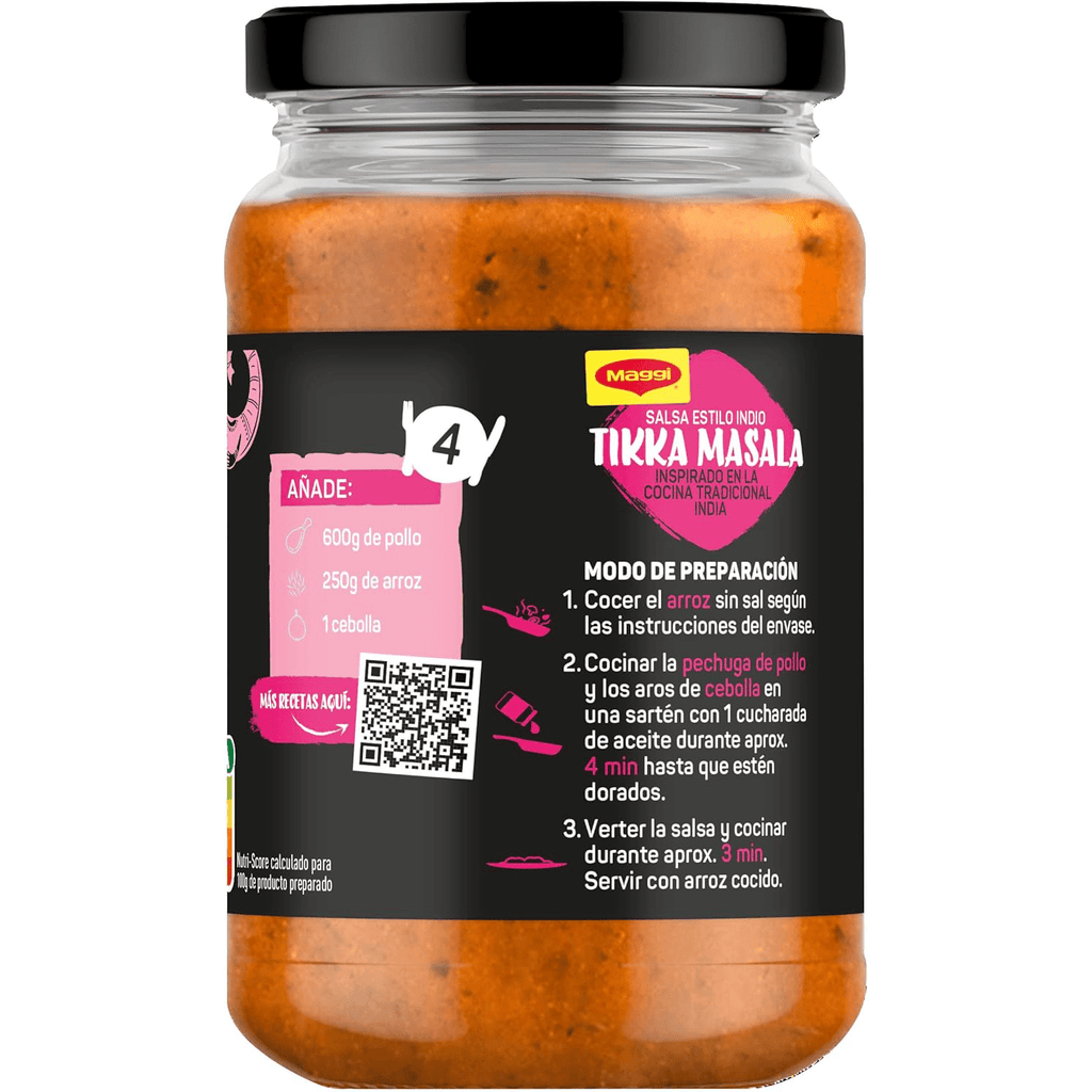 Maggi Salsa Estilo Indio Tikka Masala, 340 g