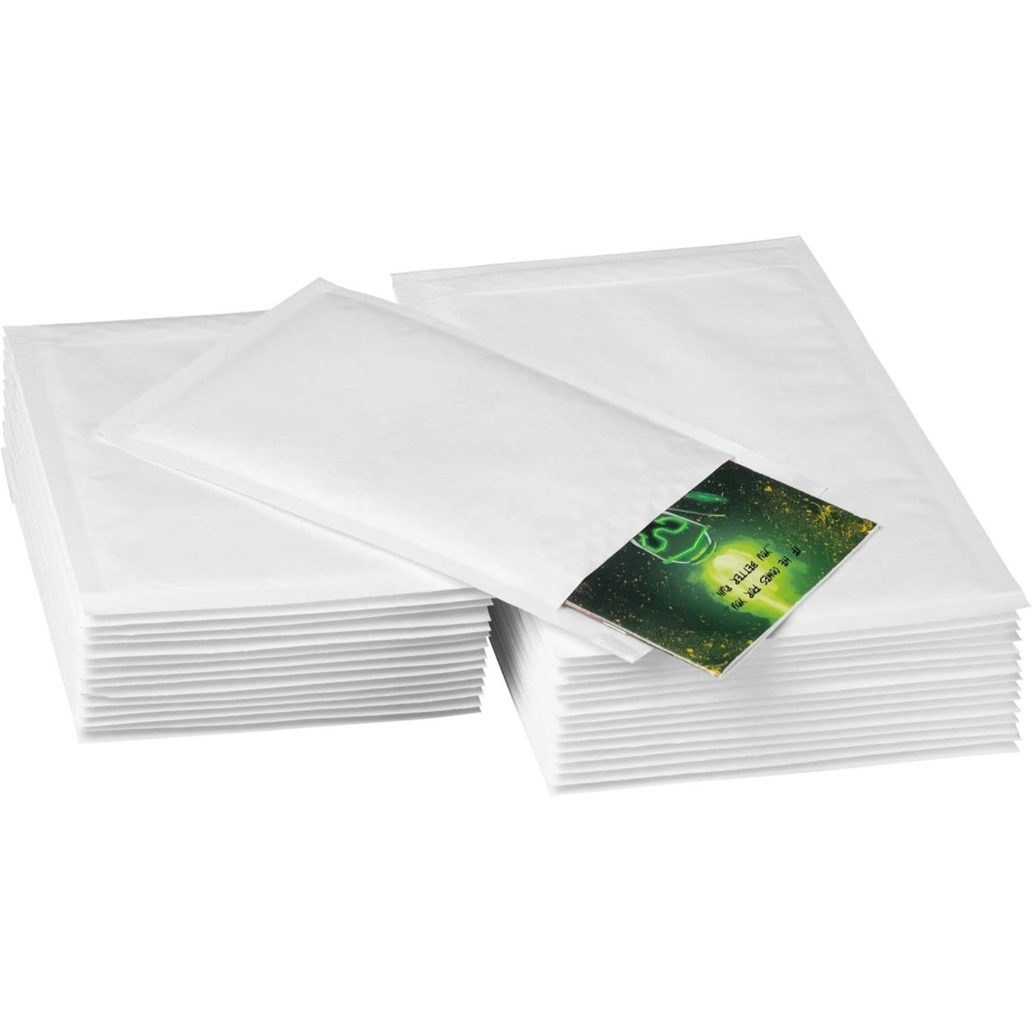 packer PRO 100 Sobres de Burbujas, Sobres Acolchados para Envíos, Blanco, 20x27,5cm