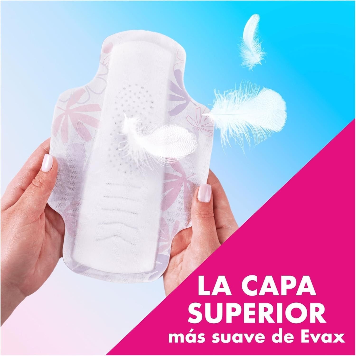 Evax Compresas Mujer Menstruación, Evax Liberty Normal Compresas Con Alas, Se Adapta a tu Cuerpo, Neutraliza el Olor, No Notarás Que Las Llevas, 96 Unidades