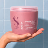 Alfaparf Milano Semi di Lino, Mascarilla Capilar Nutritiva e Hidratante para Cabello Seco, 500 ml