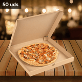 packer PRO Caja Pizza Kraft para Restaurantes, Delivery y Take Away