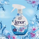 LENOR Eliminador de Arrugas para la Ropa, Fragancia Frescor de Abril, Elimina Arrugas, Refresca los Tejidos, Reduce la Estática y Elimina los Olores, Ideal para Ropa y Ropa de Cama, 500ml por Botella