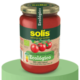 SOLÍS Tomate Frito Ecológico Frasco Cristal, 350g por Frasco, Tomate sin gluten