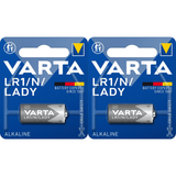 Pilas LR1/N/Lady Alcalinas de Alto Rendimiento, Larga Duración, Para Uso Diario, Ideal para Mandos a Distancia, Pequeñas Linternas, Timbres Inalámbricos, Juguetes, Equipos de Medición, Relojes y Temporizadores
