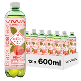 VIWA VitaminWater & Tea, Bebidas Refrescantes con Vitaminas y Minerales, 600ml, Pack de 12