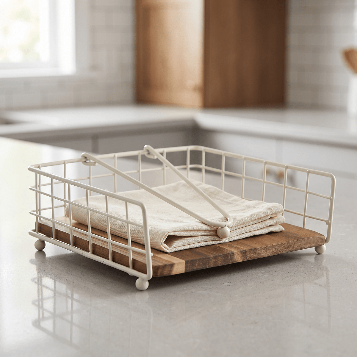 Servilletero Mesa, Diseño Industrial de Metal, Ideal para Cocina, Comedor, Picnic, Bar, uso Interior y Exterior