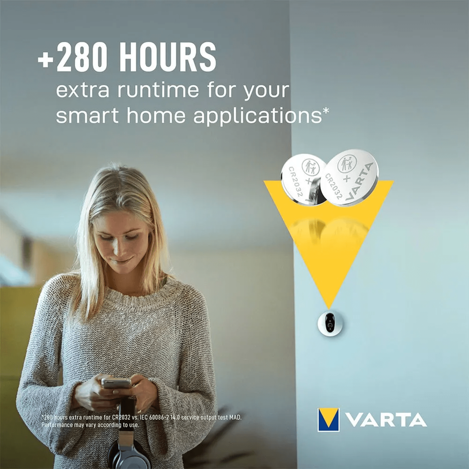 Pilas Boton CR2032 de Litio de Alto Rendimiento, Larga Duración, Ideal para Relojes, Controles Remotos, Calculadoras, Básculas, Audífonos, Juguetes y Otros Dispositivos Pequeños - VARTA