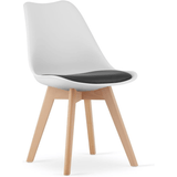 1/2/4/6 Unidad Sillas para Comedor, Sillas para Cocina con Asiento Blando, Tapizado y Patas Resistentes de Madera de Haya, Sillas Nórdicas