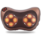 Almohada Masaje con 8 Cabezales de Masaje con Rotación Bidireccional, 3 Velocidades Ajustables, Función de Calor Suave, Ideal para Casa o Viajes, Perfecto para Cuello, Espalda, Piernas y Brazos, Diseño Ergonómico, Materiales Duraderos