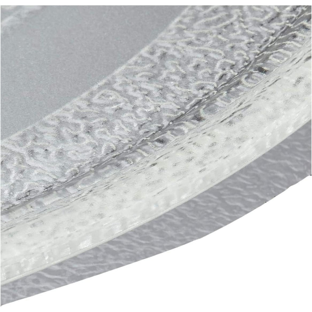 Plato Microondas Universal Giratorio, Plato Microondas con 3 Fijadores para evitar Movimientos no deseados, Cristal Resistente pensado para Resistir Altos Contrastes de Temperatura, Fácil Limpieza