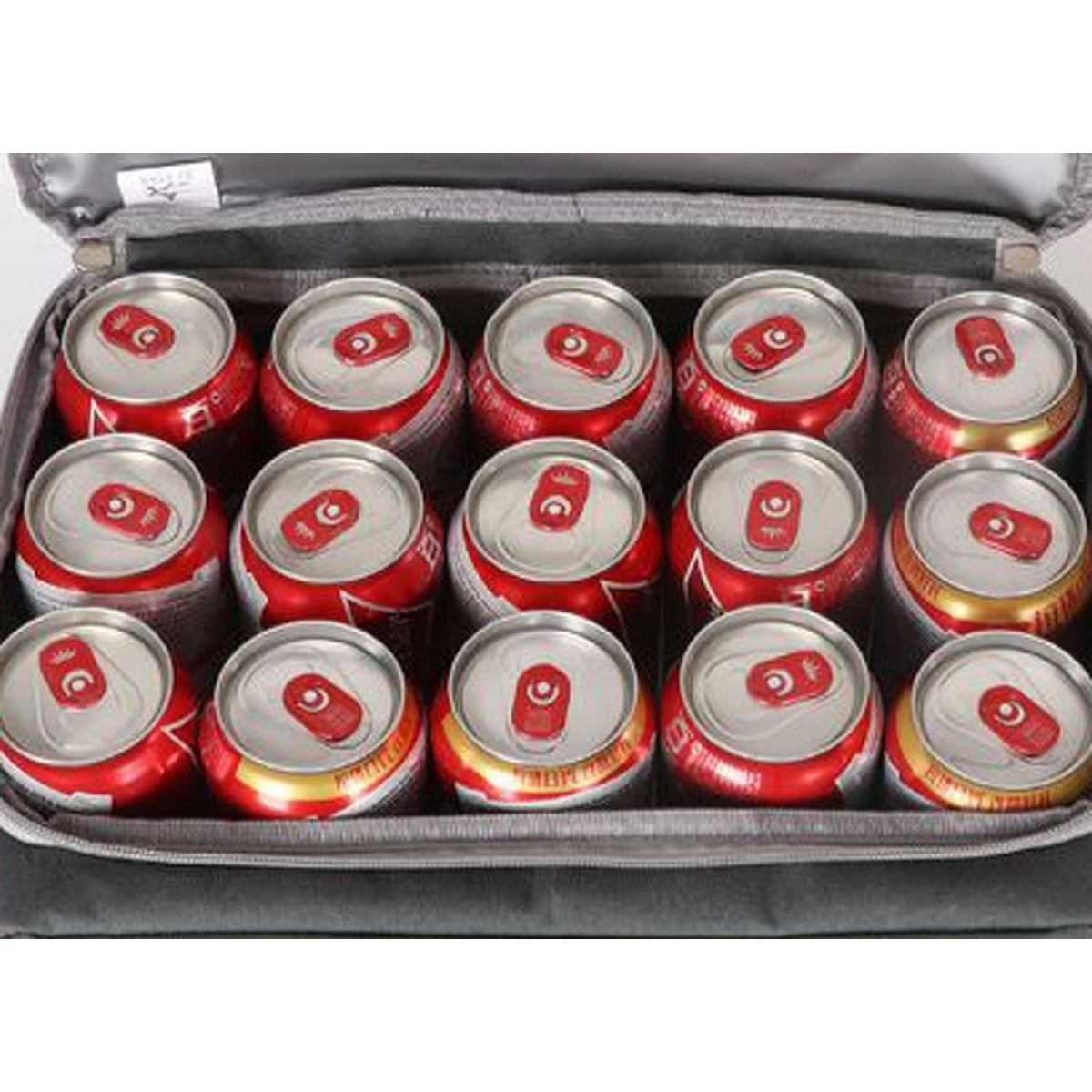 Bolsa Térmica Comida de 30L de Capacidad, Bolsa Aislamiento Isotérmico Hermética, Resistente y Espaciosa, ideal para Picnic, Playa, Camping y Excursión, Blanco y Negro