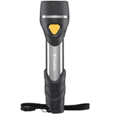 Linterna con Pilas, Multi LED, 40 Lumens, 62h de Duración, 29m de Alcance, Carcasa Resistente a Golpes, Correa de Mano Incluida, Funciona con 2 Pilas AA (incluidas), 16.3cm de Longitud - VARTA