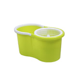 Mopas de Limpieza Suelo, Mopa Giratoria de 360° con Cubo, Autoescurrido sin Esfuerzo, Gran Poder de Absorción, Fácil de Usar, Uso en Seco y Mojado, para Todo Tipo de Superficies, Cubo con Salida de Agua en la Parte Inferior