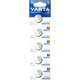 Pilas Boton CR2016 de Litio de Alto Rendimiento, Larga Duración, Ideal para Relojes, Controles Remotos, Calculadoras, Básculas, Audífonos, Juguetes y Otros Dispositivos Pequeños - VARTA