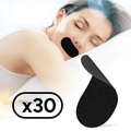 30 Parches Ayuda a Reducir Ronquidos, Promueve la Respiración Nasal, Mejora la Calidad de Sueño, Cómodos y Fáciles de Quitar, Elásticos y Transpirables, Apto para Uso con Vello Facial