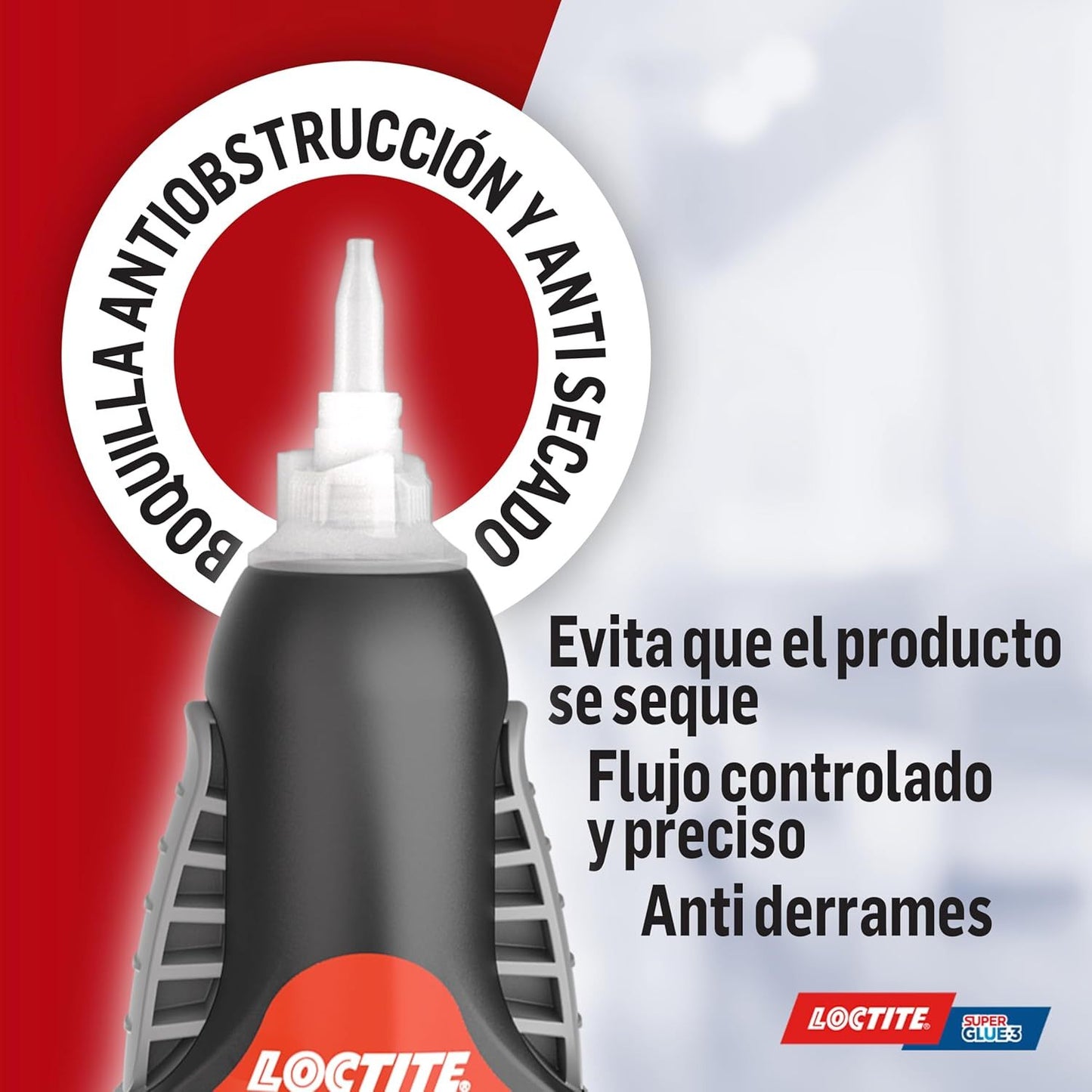 Loctite Super Glue-3 Power Gel Control Transparente, Pegamento Extrafuerte Universal, Rápido, Flexible, Resistente a Golpes, Torsión, Vibración, Temperaturas Extremas, Agua, Fórmula Antigoteo, 3g