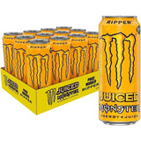 MONSTER ENERGY Bebida Energética, Refresco Energético, Pack 12/24 Latas de 500ml