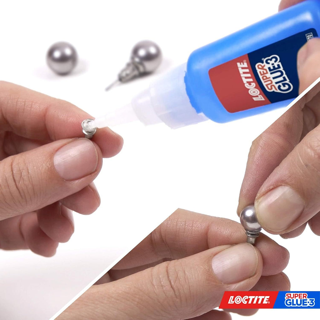 Loctite Super Glue-3 XXL, Pegamento Universal Triple Resistencia, Adhesivo para Uso Intensivo, Pegamento Instantáneo, Transparente y Extrafuerte, 20g