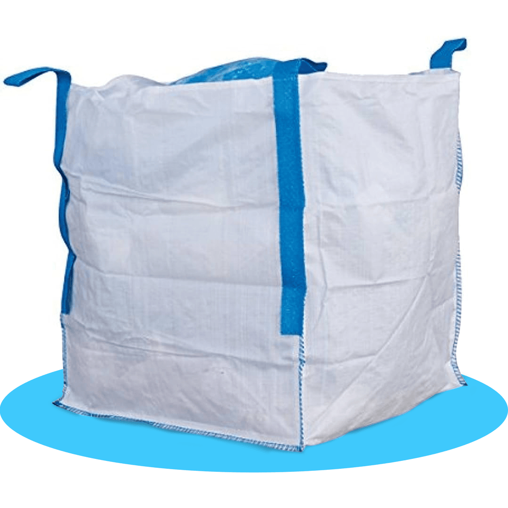 Bolsa Tejida Grado Premium Carga Máxima de 1000kg, adecuada para residuos de jardín, escombros y residuos industriales, 90x90x90 cm