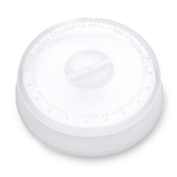 Tapa Microondas 27.5 cm, Fácil de Limpiar, Cubierta Antisalpicaduras para Microondas, Protege la Comida y la Cocina de la Grasa, Plástico Duradero, Adaptándose Perfectamente a Platos de Tamaño Estándar, 27.5 cm