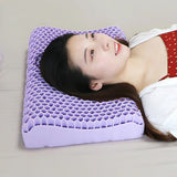 Almohada Cervical 3D con Estructura en Panal de Abeja, Funda de Poliéster Incluida, de 30 x 23 x 15 cm