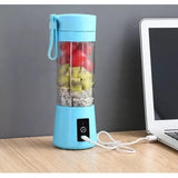 Licuadora Portatil Zumos y Batidos, Batidora para Frutas y Verduras, 6 Cuchillas de Acero, Vaso de 380ml de Capacidad, Ideal para Llevar, Cable de Carga USB, Batería de 800 mAh, 22000 RPM