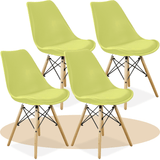 Sillas para Comedor, Sillas para Cocina con Asiento Blando, Tapizado y Patas Resistentes de Madera de Haya, Sillas Nórdicas Minimalistas, 49.5 x 44 x 79.5 cm